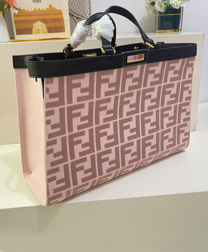 Fendi Peekaboo X Tote Bag 8BH374 Pink